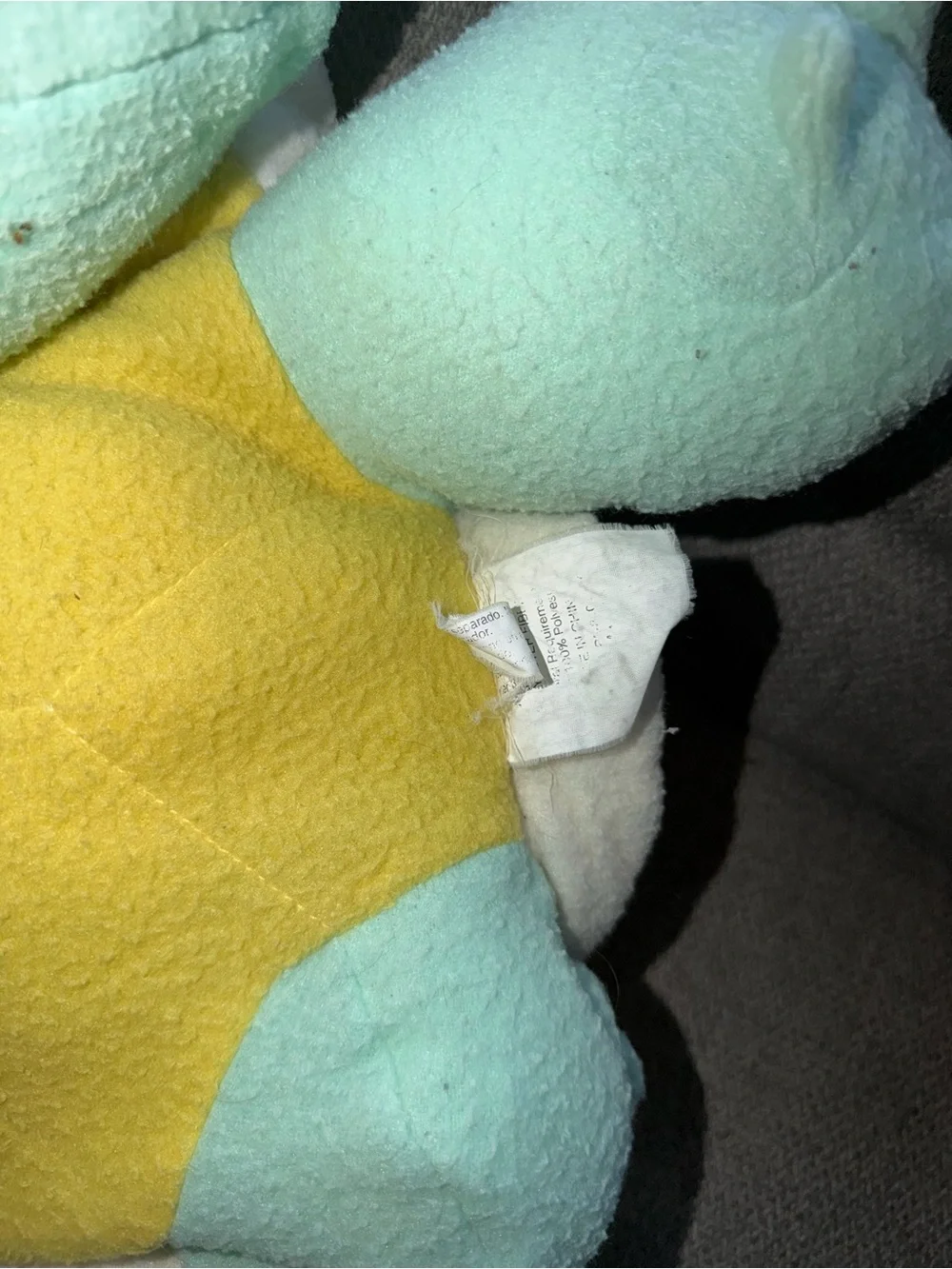 VTG 1990s Pokemon Plush SQUIRTLE  & Charmander Body Pillow Pal Cushion Cuddle